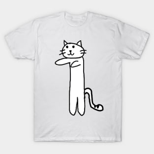 Long Catto Doodle T-Shirt